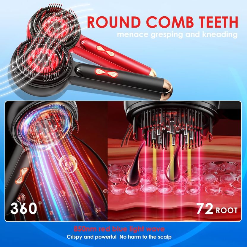Electric Scalp Massager & Hair Oil Applicator - Upgraded Pro Version - ★ FolliGlow Shop ★