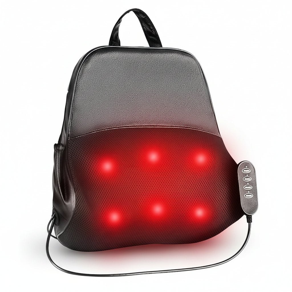 FolliGlow™ 3D Shiatsu Heated Neck & Back Massage Cushion - ★ FolliGlow Shop ★