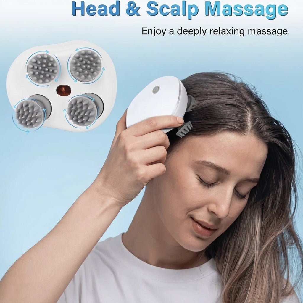 FolliGlow™ ScalpRelief Cordless Head Massager - ★ FolliGlow Shop ★