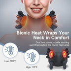GW Cervical Neck & Shoulder Massager - Heat + Kneading Relief for Office Workers - ★ FolliGlow Shop ★