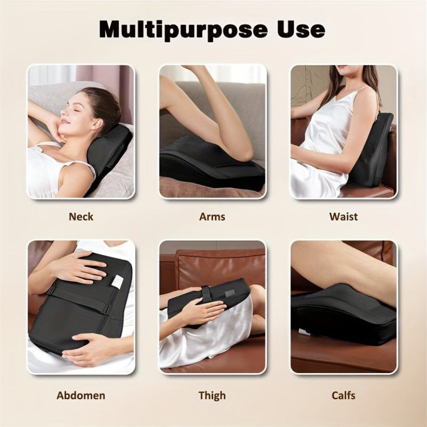 OMASSA 3D Kneading Neck & Shoulder Massager - Deep Tissue Relief with Heat - ★ FolliGlow Shop ★