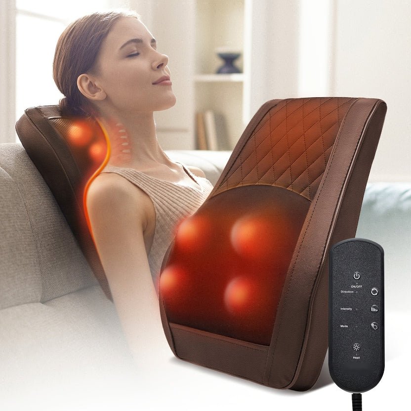 OMASSA 3D Kneading Neck & Shoulder Massager - Deep Tissue Relief with Heat - ★ FolliGlow Shop ★