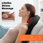 OMASSA 3D Kneading Neck & Shoulder Massager - Deep Tissue Relief with Heat - ★ FolliGlow Shop ★